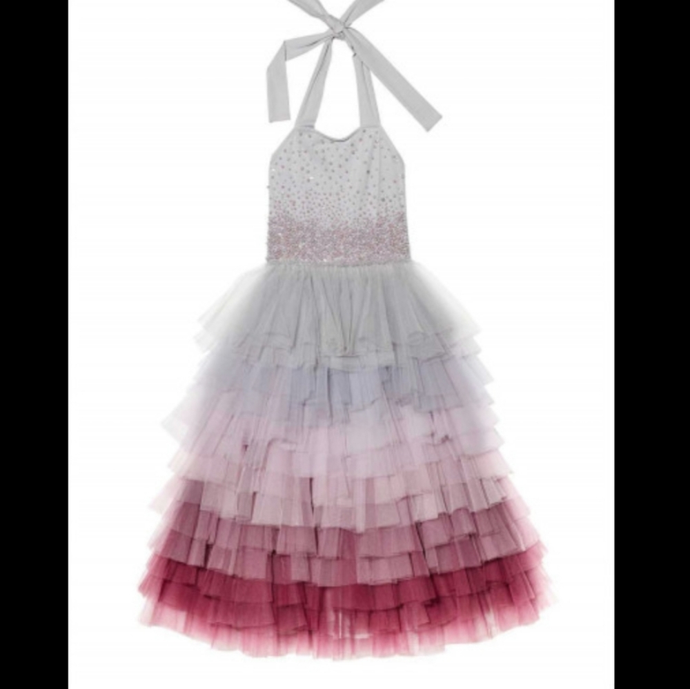 LONG Tutu du monde TTMD WATERFALL DRESS GOWN - Picture 5 of 6